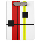 Geometrisches Design Klemmbrett (Vorderseite)