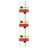 Geometrisches Design Kurzer Tischläufer (Vorderseite)