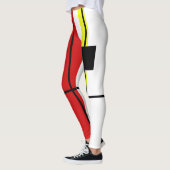 Geometrisches Design Leggings (Links)