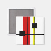 Geometrisches Design Magnet (Vorderseite/Rückseite)