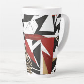 Geometrisches Design Milchtasse (Rechte Ecke)