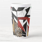 Geometrisches Design Milchtasse (Vorderseite)