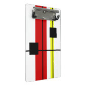 Geometrisches Design Mini Klemmbrett (Schrägansicht)