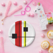 Geometrisches Design Pappteller (Party)