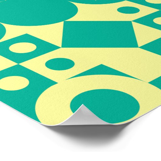 Geometrisches Design Poster (Ecke)