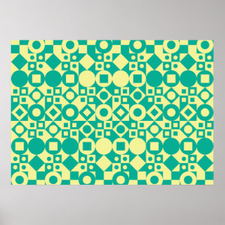 Geometrisches Design Poster