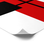 Geometrisches Design Poster (Ecke)