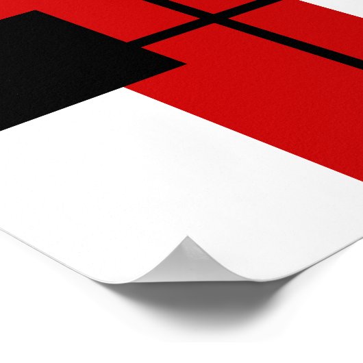 Geometrisches Design Poster (Ecke)