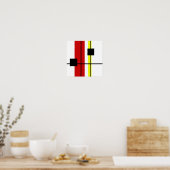 Geometrisches Design Poster (Küche)