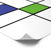 Geometrisches Design Poster (Ecke)