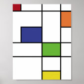 Geometrisches Design Poster (Vorne)