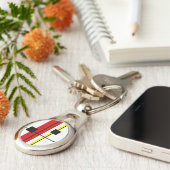 Geometrisches Design Schlüsselanhänger (Seite)