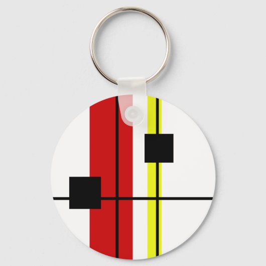 Geometrisches Design Schlüsselanhänger (Vorderseite)