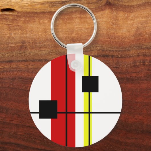 Geometrisches Design Schlüsselanhänger (Vorderseite)