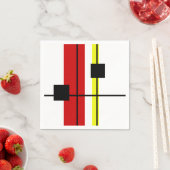 Geometrisches Design Serviette (Beispiel)