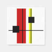 Geometrisches Design Serviette (Vorderseite)