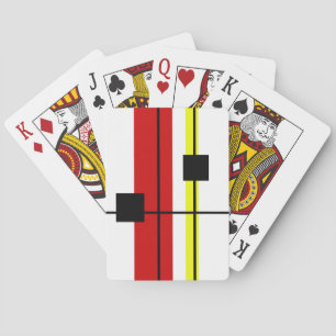 Geometrisches Design Spielkarten