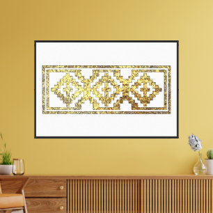 Geometrisches Design Sprechende Canyons, New Mexic Leinwanddruck