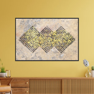 Geometrisches Design Sprechende Canyons, New Mexic Leinwanddruck