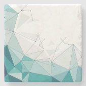 Geometrisches Design Steinuntersetzer (Vorderseite)