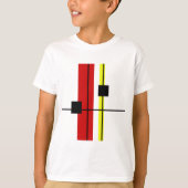 Geometrisches Design T-Shirt (Vorderseite)