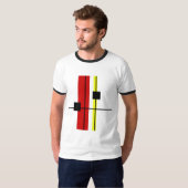 Geometrisches Design T-Shirt (Vorne ganz)
