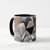 Geometrisches Design Tasse (Vorderseite Links)