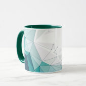 Geometrisches Design Tasse (Vorderseite Links)