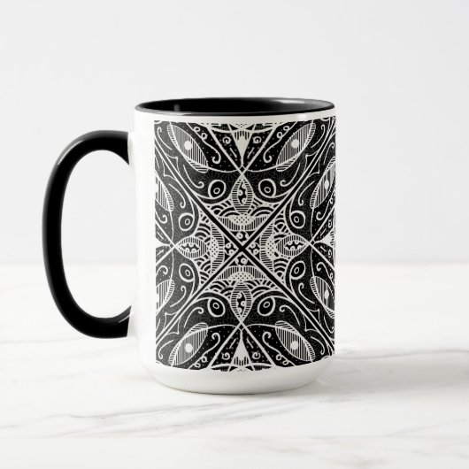 Geometrisches Design Tasse (Links)