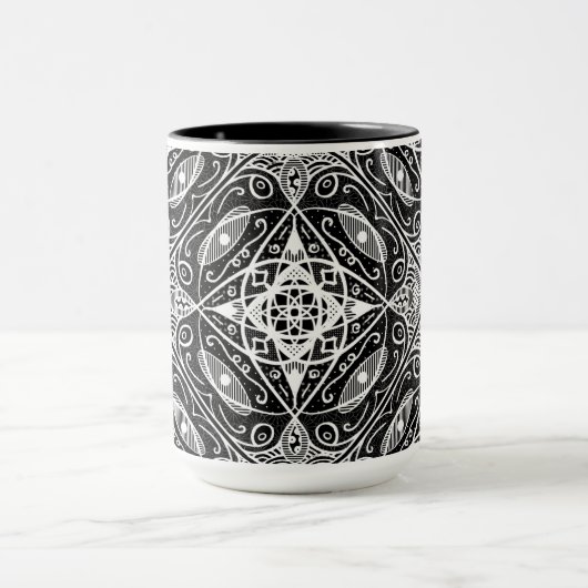 Geometrisches Design Tasse (Zentrum)
