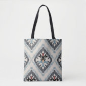 Geometrisches Diamant Muster Tote Bag - Multicolor Tasche (Vorderseite)