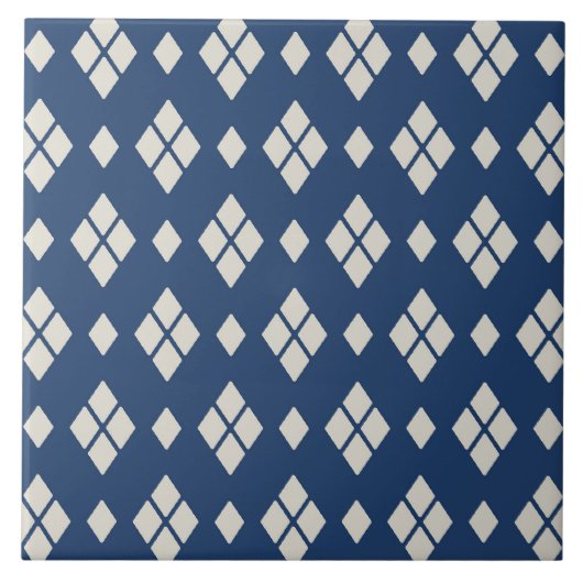 Geometrisches Diamantmuster Fliese (Vorderseite)