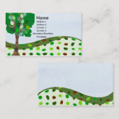 Geometrisches Digital gestepptes Visitenkarte (Vorne/Hinten)