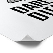 Geometrisches Dog Poster (Ecke)