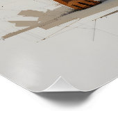 Geometrisches Dogenprofil Poster (Ecke)