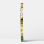 Geometrisches Doodle: Lebhafter nahtloser Hintergr Case-Mate iPhone Hülle (Rückseite / Links)