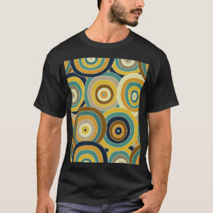 Geometrisches Doodle: Lebhafter nahtloser Hintergr T-Shirt
