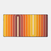 Geometrisches Doppelbogen-Design Schreibtischunterlage (Vorderseite)