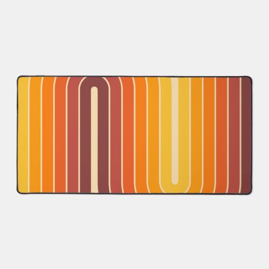 Geometrisches Doppelbogen-Design Schreibtischunterlage (Vorderseite)