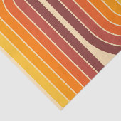 Geometrisches Doppelbogen-Design Seidenpapier (Ausschnitt)