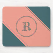 Geometrisches Doppelkreislauf Benutzerdefiniertes  Mousepad (Vorne)