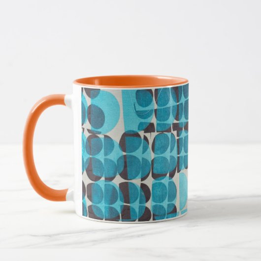 geometrisches dots muster tasse (Links)