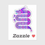 Geometrisches Dragon Aufkleber (Blatt)