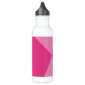 Geometrisches Dreieck Edelstahlflasche (Links)