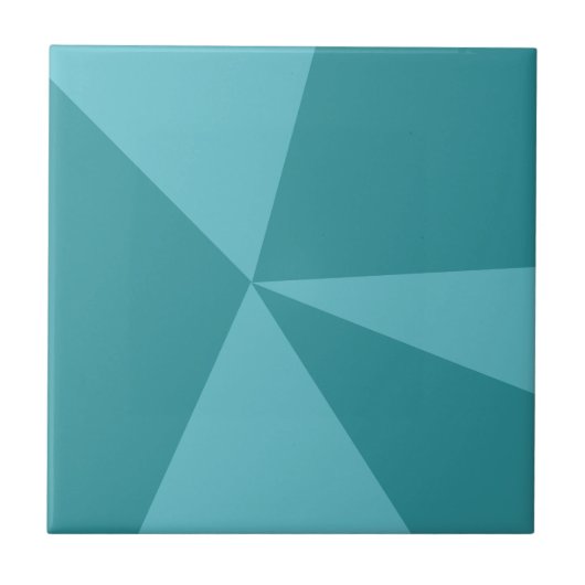 Geometrisches Dreieck Fliese (Vorderseite)