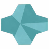 Geometrisches Dreieck Fußball (Flach)