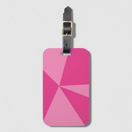 Geometrisches Dreieck Gepäckanhänger (Vorderseite Vertikal)