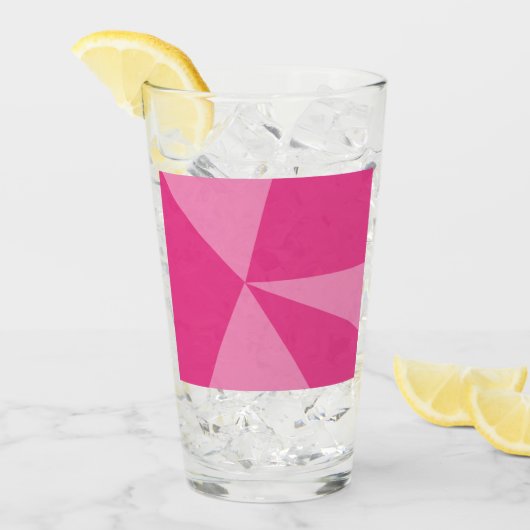 Geometrisches Dreieck Glas (Vorderseite Ice)