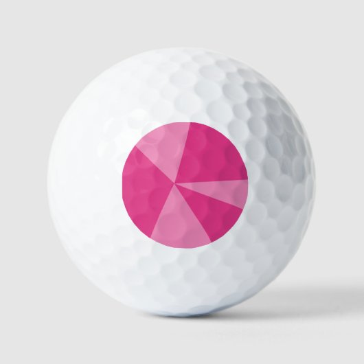 Geometrisches Dreieck Golfball (Vorderseite)