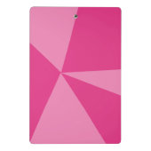 Geometrisches Dreieck Mini Klemmbrett (Rückseite)